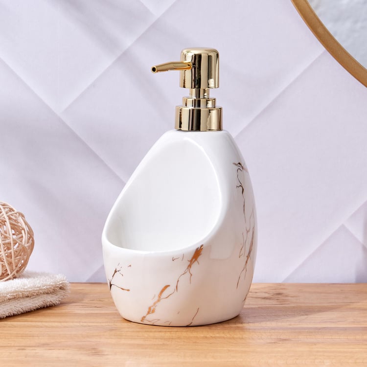 Aubree Sparkle Ceramic Soap Dispenser