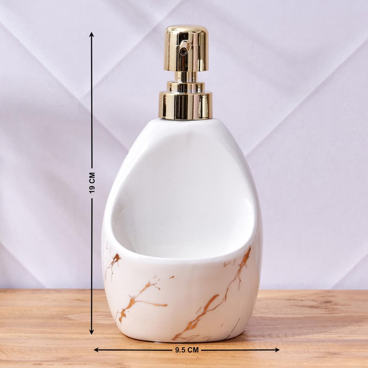 Aubree Sparkle Ceramic Soap Dispenser