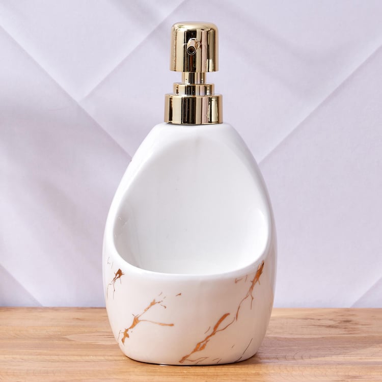 Aubree Sparkle Ceramic Soap Dispenser