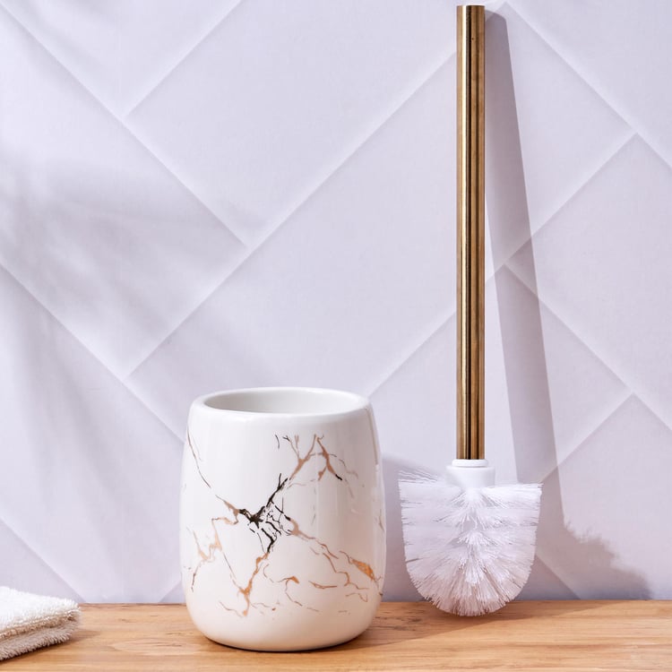 Aubree Sparkle Ceramic Toilet Brush Holder