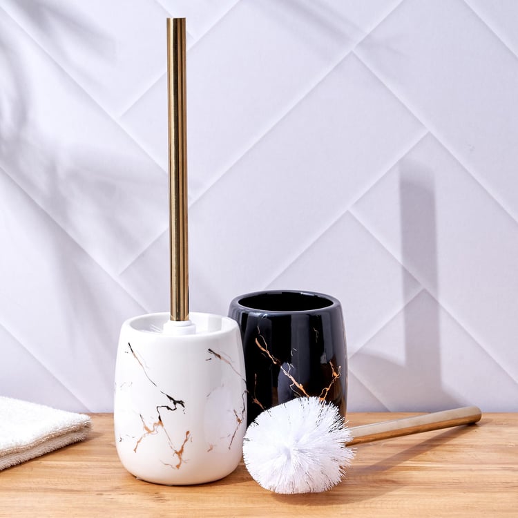 Aubree Sparkle Ceramic Toilet Brush Holder