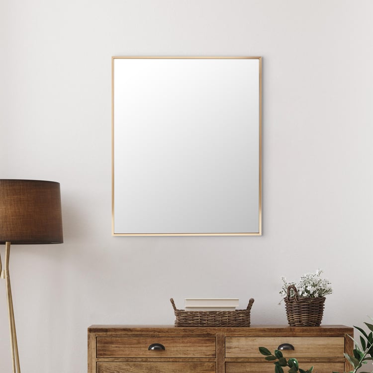 Corsica Reflection Metal Rectangular Wall Mirror - 50x60cm