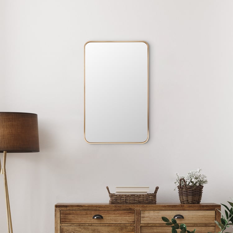 Reflection Flicker Metal Round Wall Mirror - 50cm