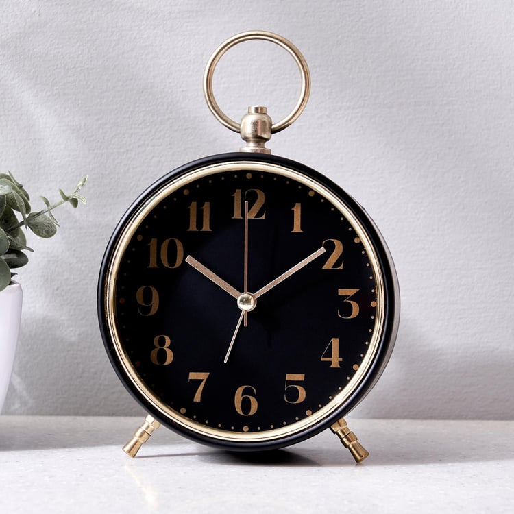 Casablanca Quete Metal Modern Table Clock - 11cm