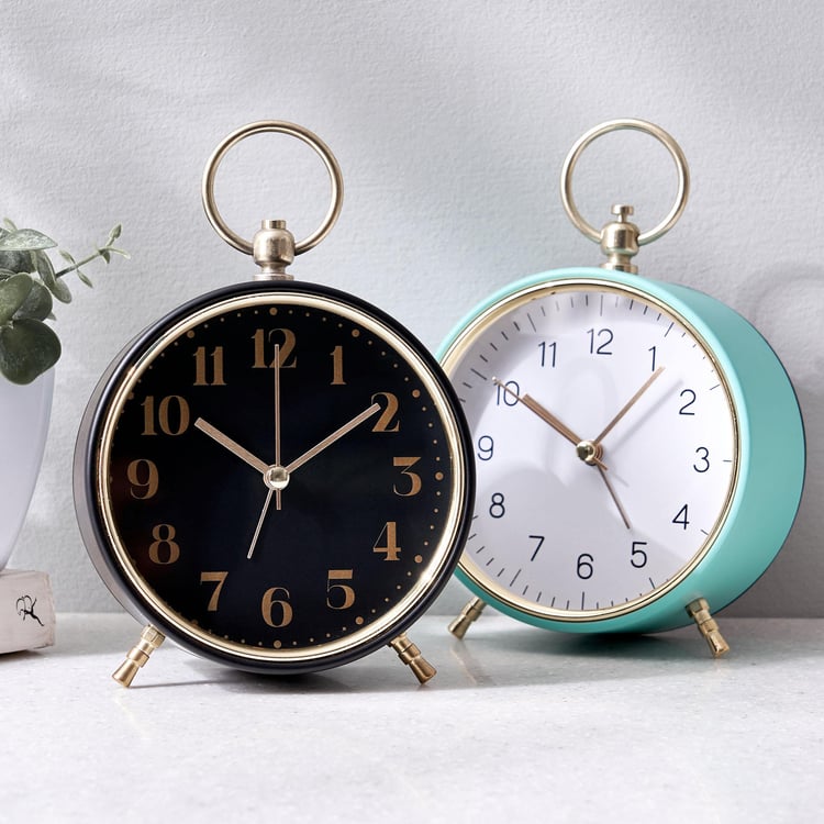 Casablanca Quete Metal Modern Table Clock - 11cm