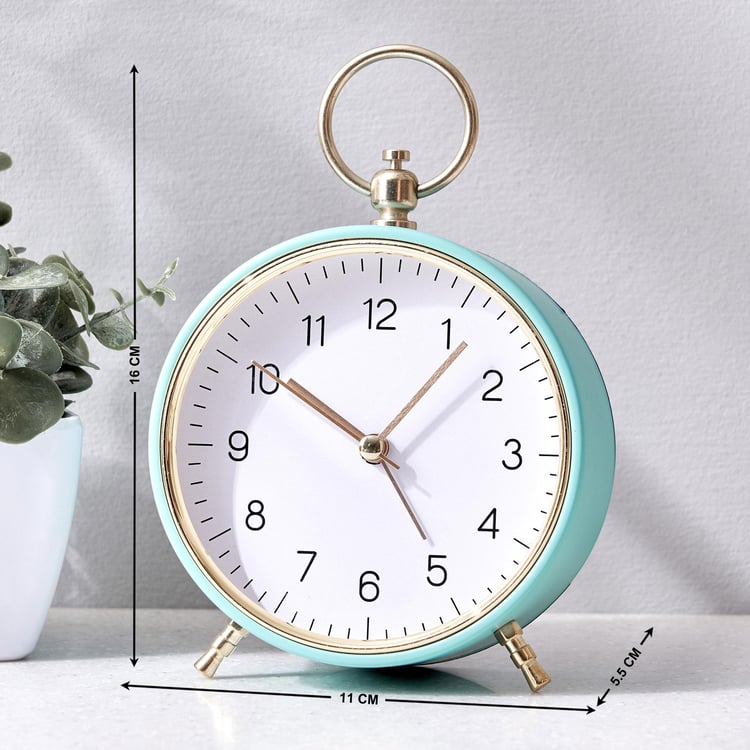 Casablanca Quete Metal Table Clock - 11cm