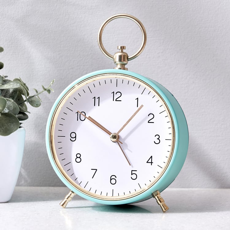 Casablanca Quete Metal Table Clock - 11cm