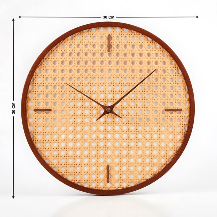 Corsica Cane Wall Clock - 30cm