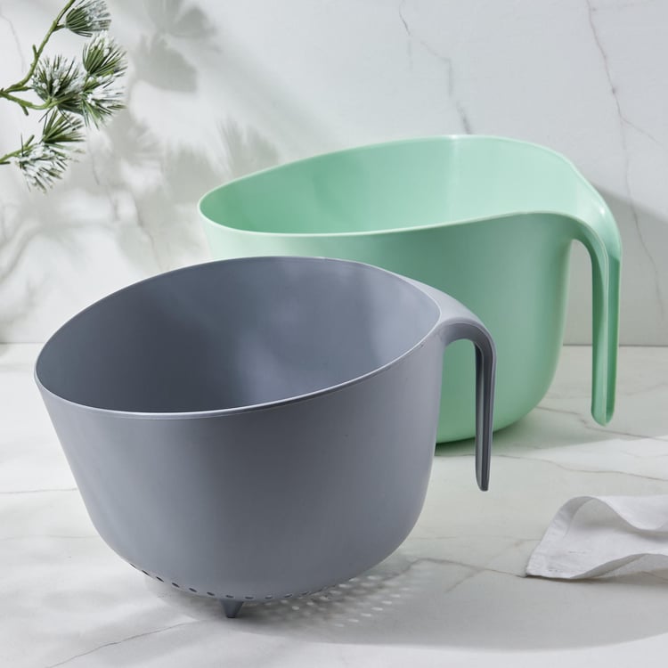 Colour Refresh Lins Polypropylene Colander with Mixing Bowl