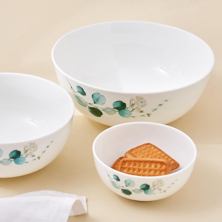 Lucas Bone China Printed Cereal Bowl - 600ml