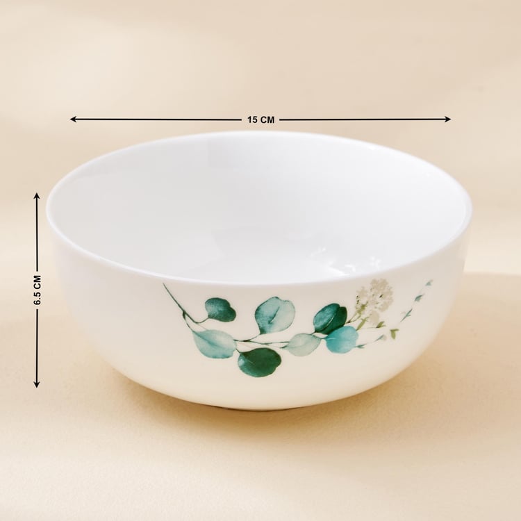 Lucas Bone China Printed Cereal Bowl - 600ml