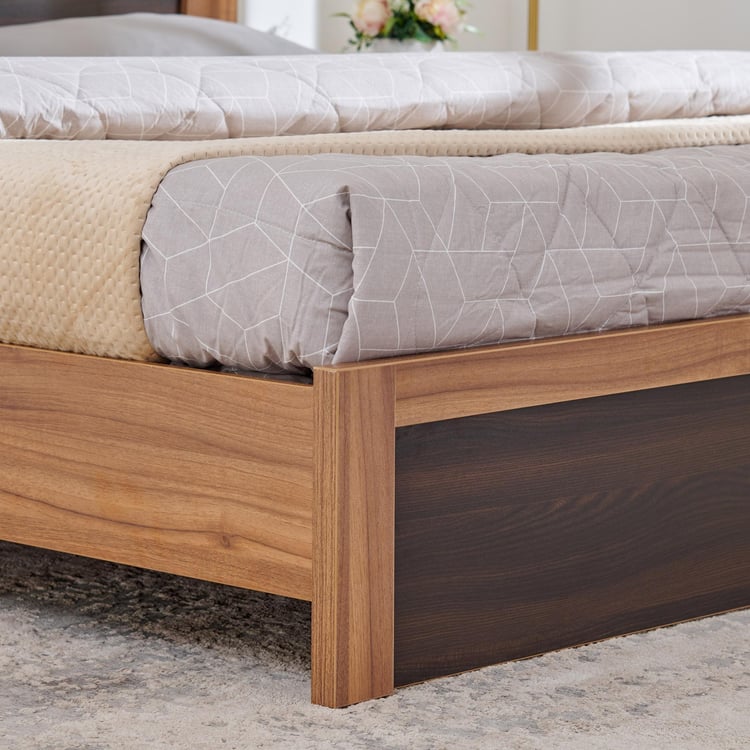 Helios Vincet King Bed - Brown