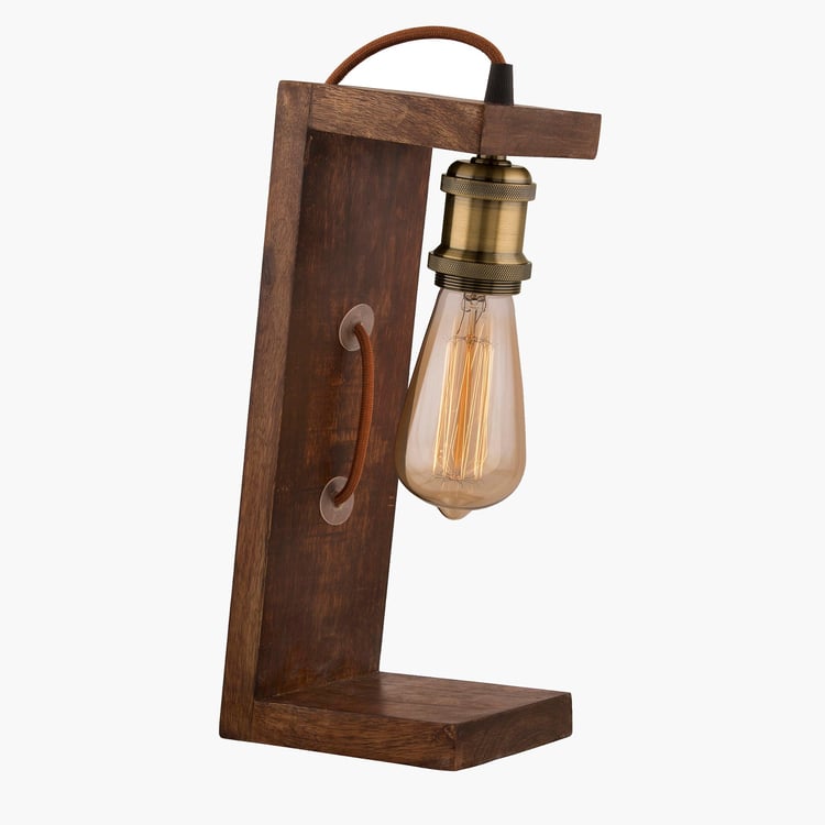 HOMESAKE Wooden Table Lamp