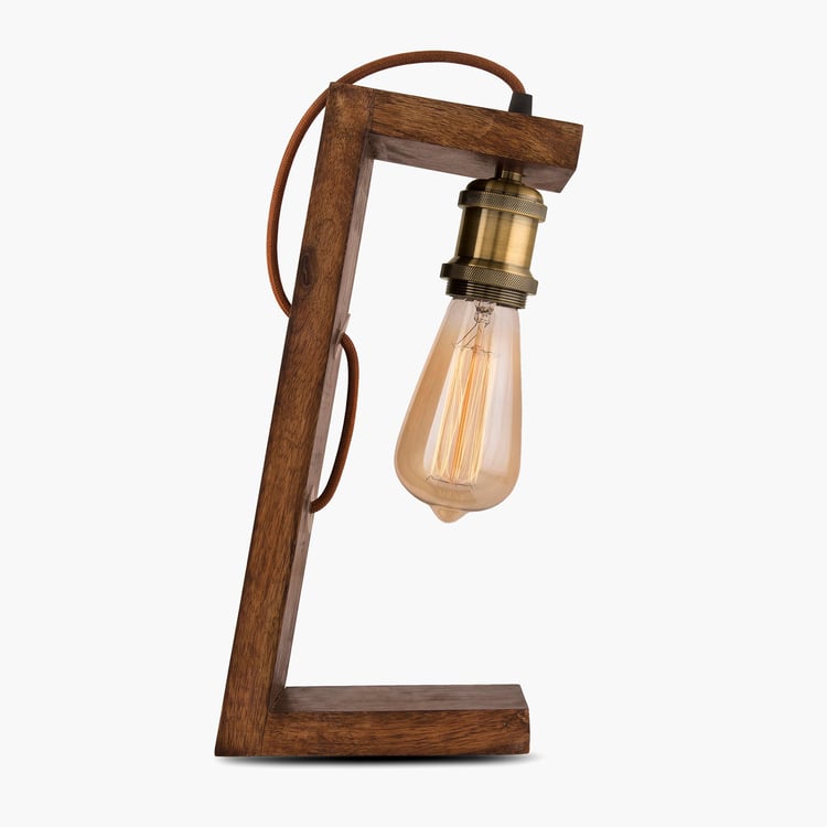 HOMESAKE Wooden Table Lamp