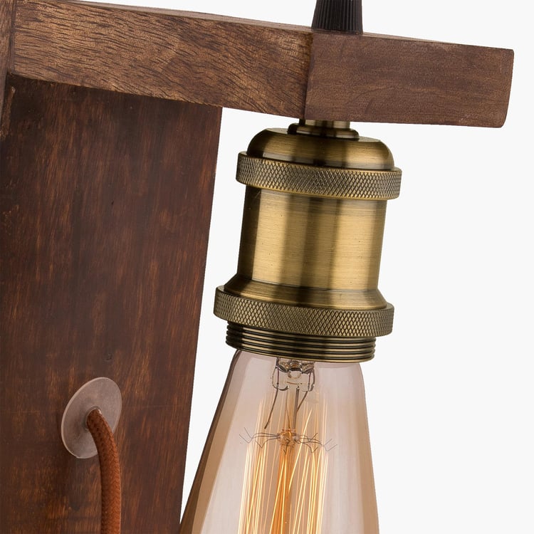 HOMESAKE Wooden Table Lamp
