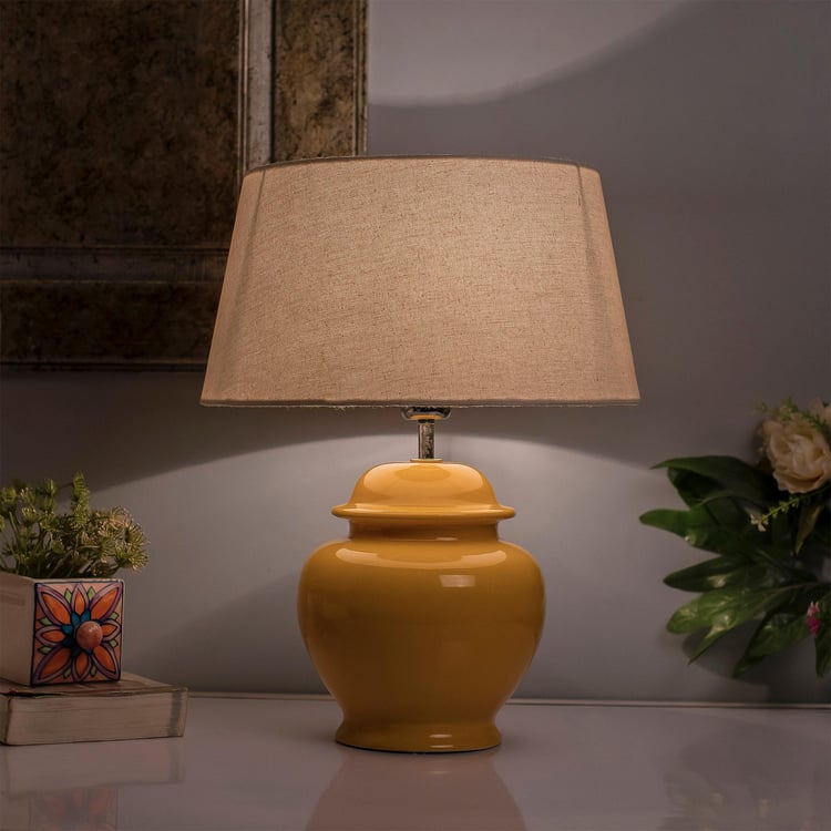 HOMESAKE Ceramic Set of 2 Table Lamps