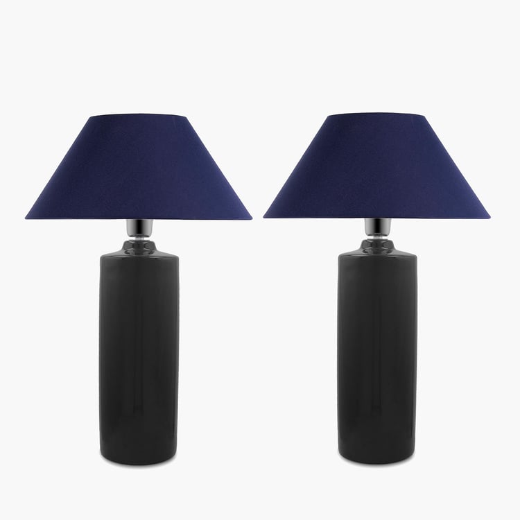 HOMESAKE Ceramic Set of 2 Table Lamps