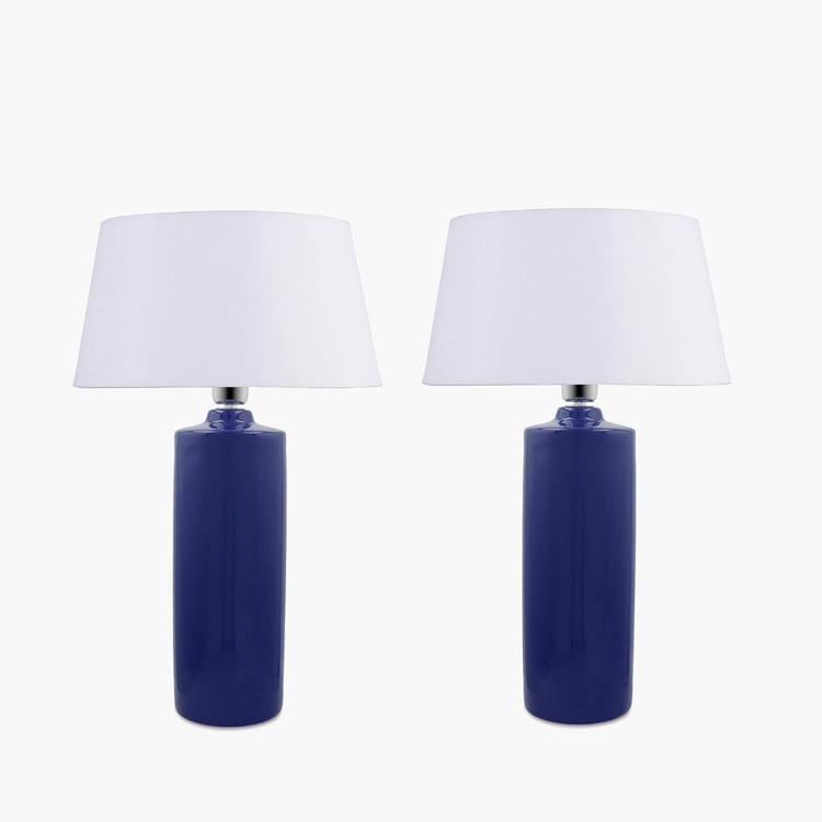 HOMESAKE Ceramic Set of 2 Table Lamps