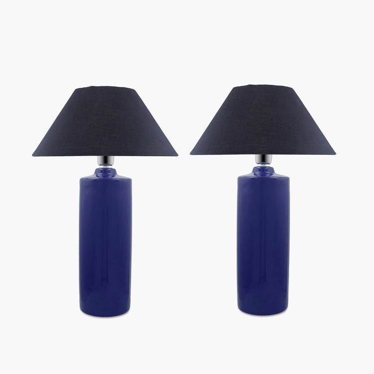 HOMESAKE Ceramic Set of 2 Table Lamps