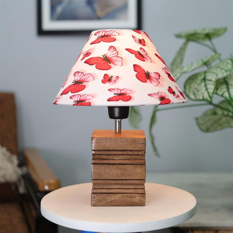 HOMESAKE Wooden Table Lamp