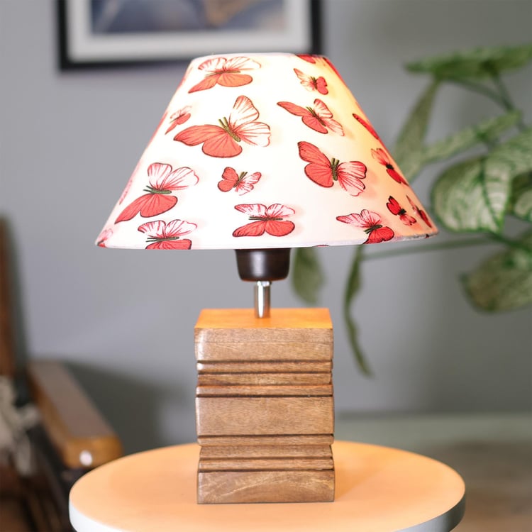 HOMESAKE Wooden Table Lamp