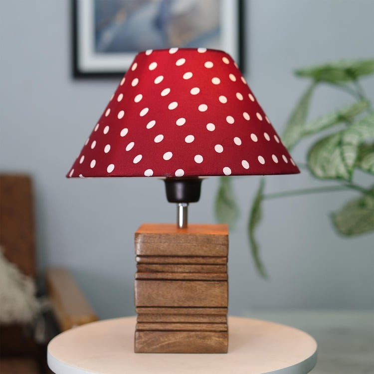 HOMESAKE Wooden Table Lamp