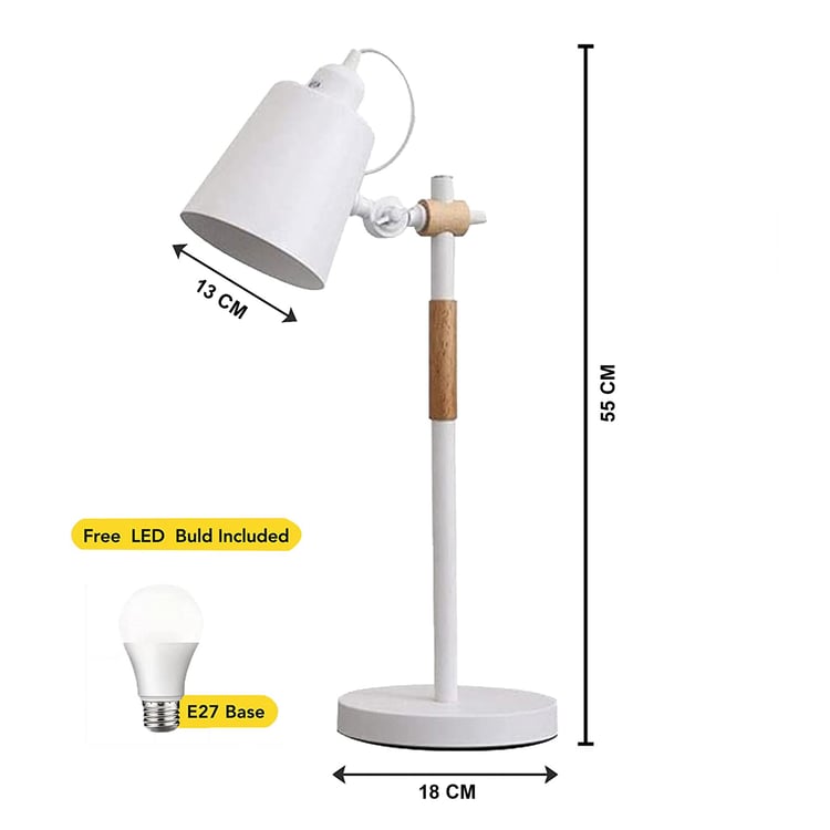 HOMESAKE Metal Table Lamp