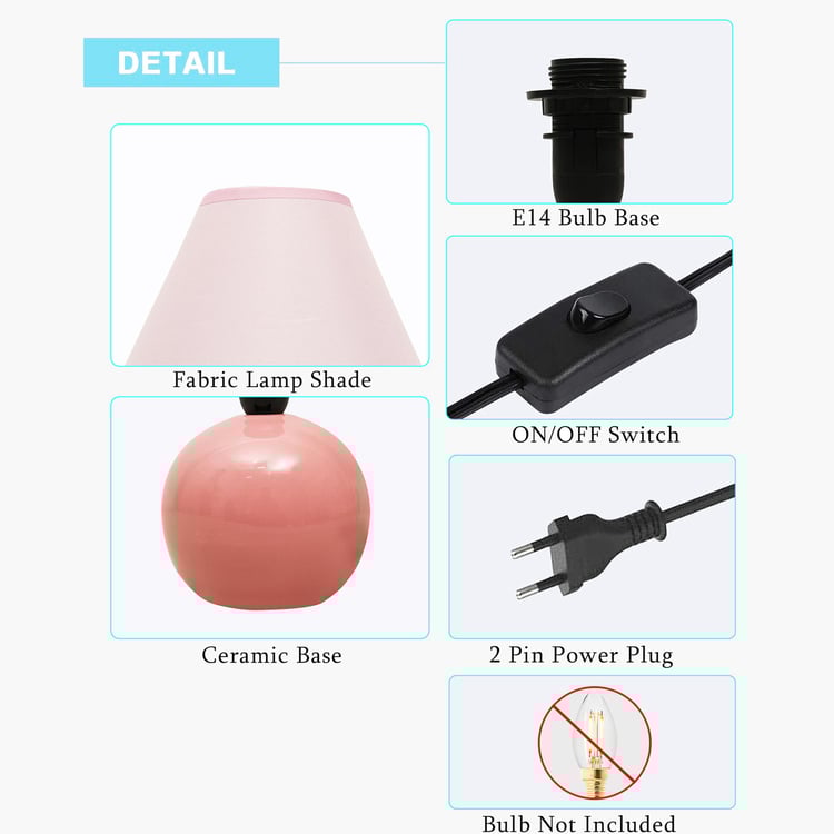 HOMESAKE Ceramic Table Lamp