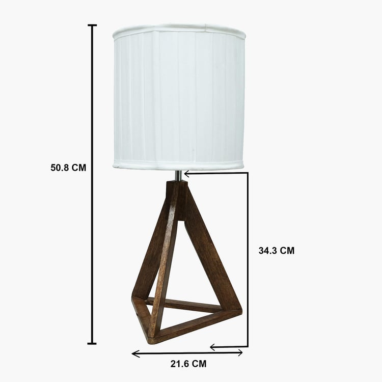 HOMESAKE Wooden Table Lamp