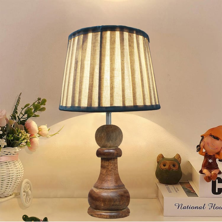 HOMESAKE Wooden Table Lamp