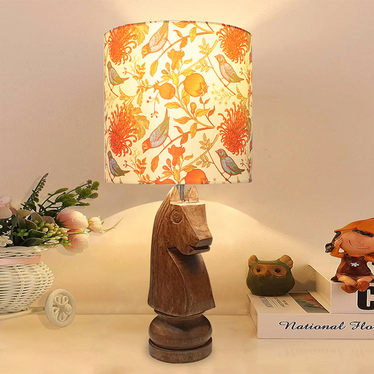 HOMESAKE Wooden Table Lamp