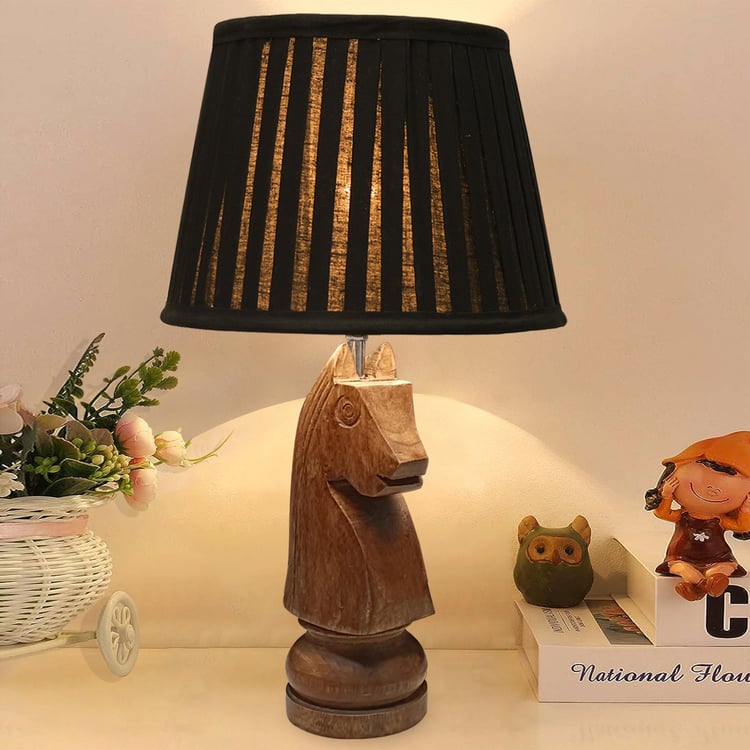 HOMESAKE Wooden Table Lamp