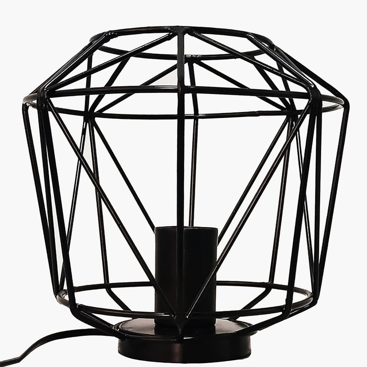 HOMESAKE Metal Farmhouse Table Lamp