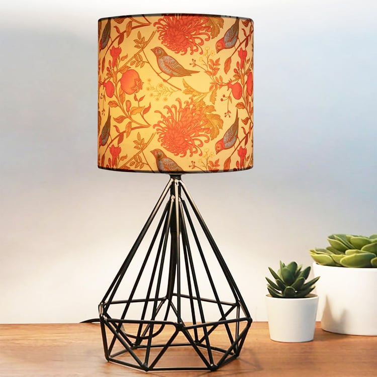 HOMESAKE Metal Farmhouse Table Lamp