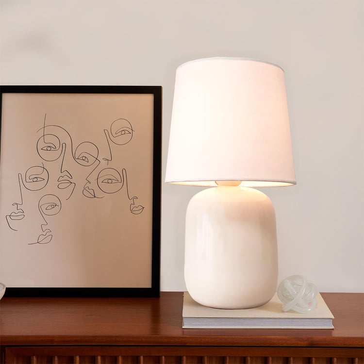 HOMESAKE Ceramic Table Lamp