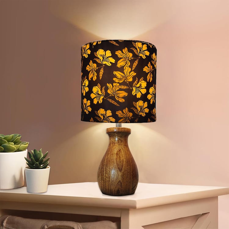 HOMESAKE Wooden Table Lamp