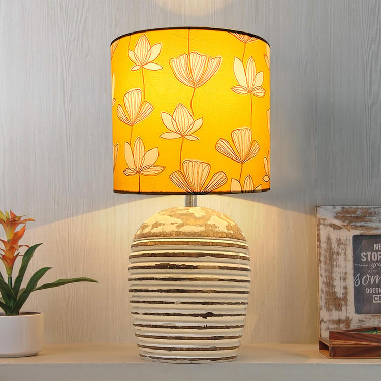 HOMESAKE Wooden Table Lamp