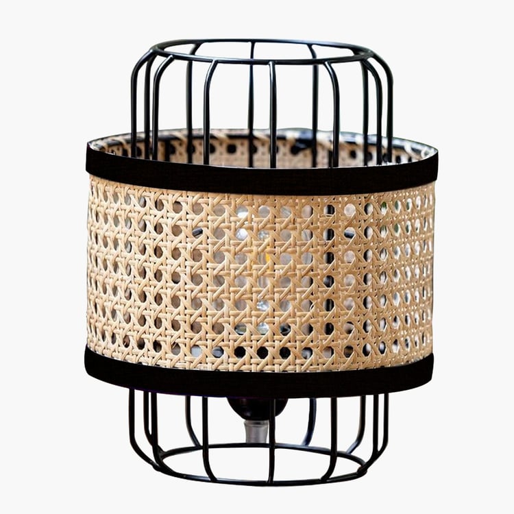 HOMESAKE Rattan Table Lamp