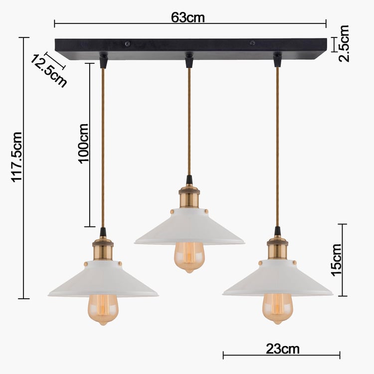 HOMESAKE Metal Cluster Ceiling Lamp