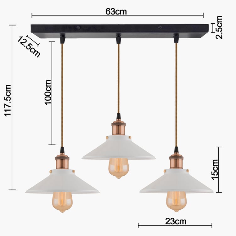 HOMESAKE Metal Cluster Ceiling Lamp