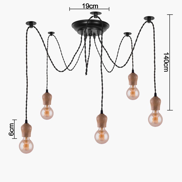 HOMESAKE Metal Cluster Ceiling Lamp