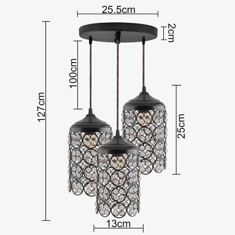 HOMESAKE Metal Cluster Ceiling Lamp