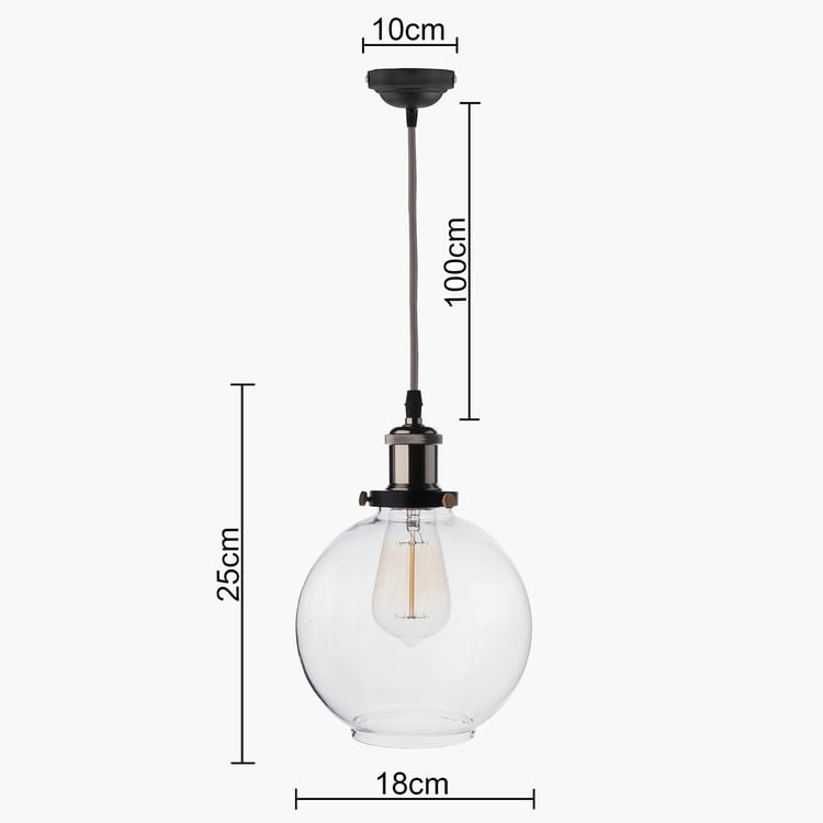 HOMESAKE Glass Ceiling Lamp