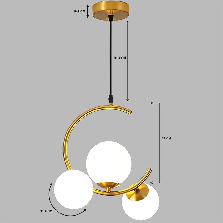 HOMESAKE Metal Cluster Ceiling Lamp