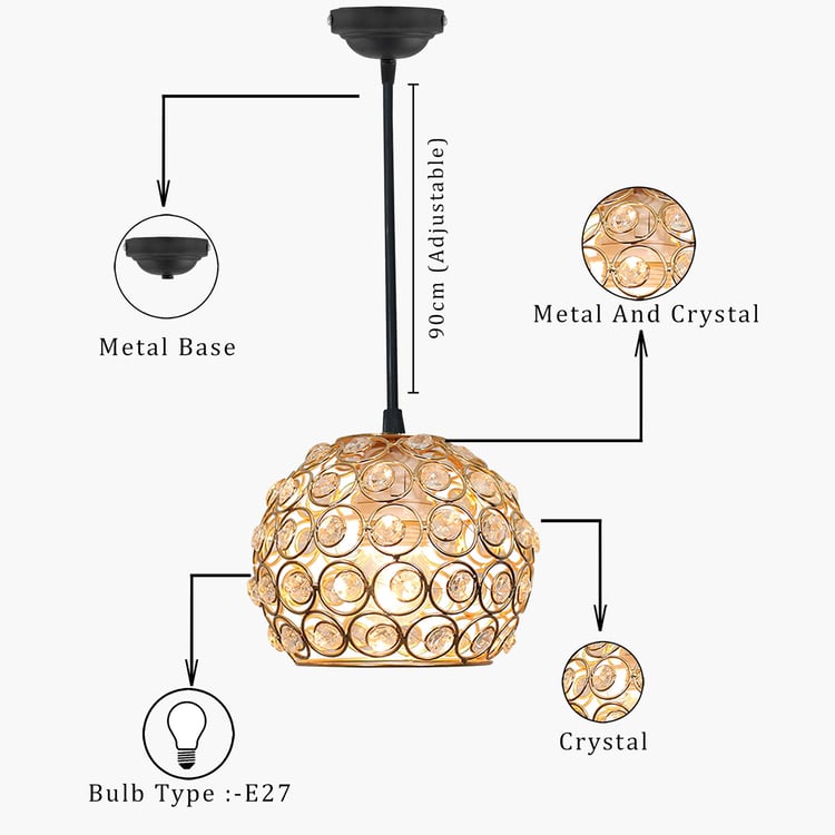 HOMESAKE Metal Ceiling Lamp