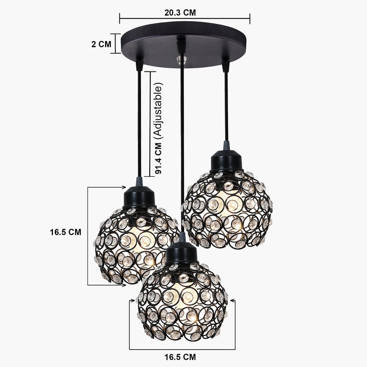 HOMESAKE Metal Cluster Ceiling Lamp