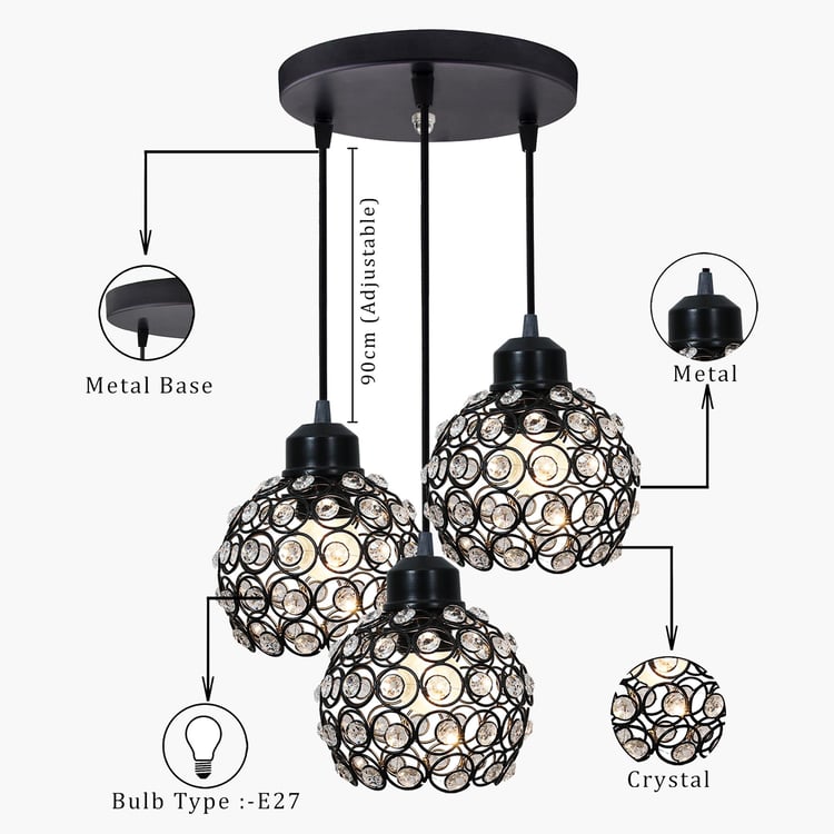 HOMESAKE Metal Cluster Ceiling Lamp