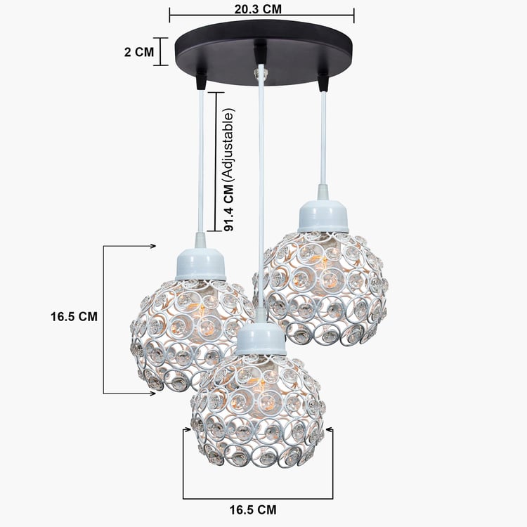 HOMESAKE Metal Cluster Ceiling Lamp