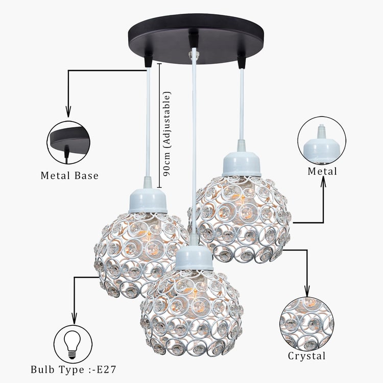 HOMESAKE Metal Cluster Ceiling Lamp