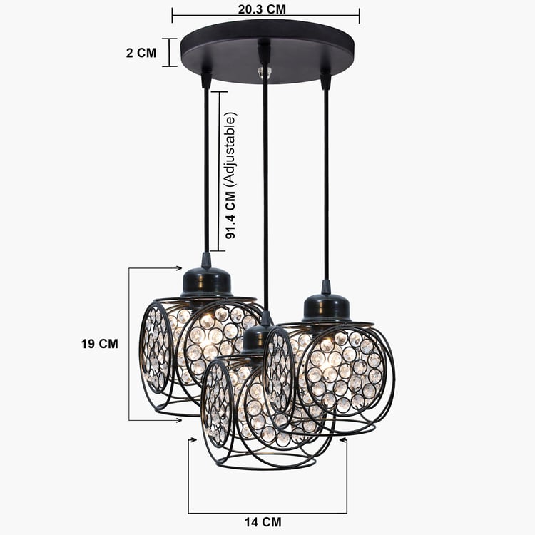 HOMESAKE Metal Cluster Ceiling Lamp